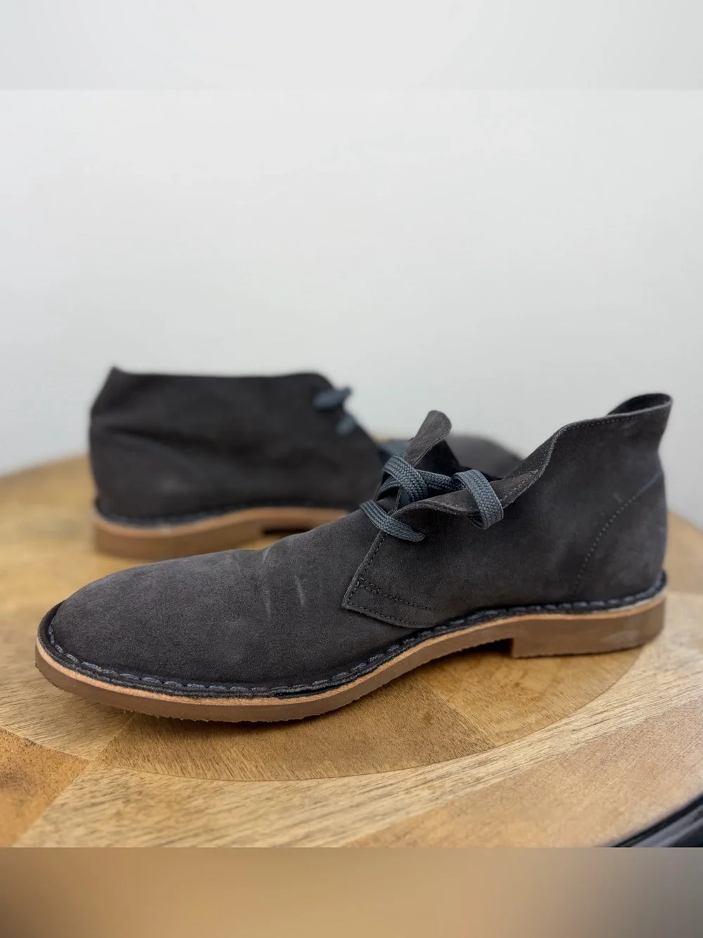 •JACK THREADS• Mens Chukka Boots Grey Size 9.5